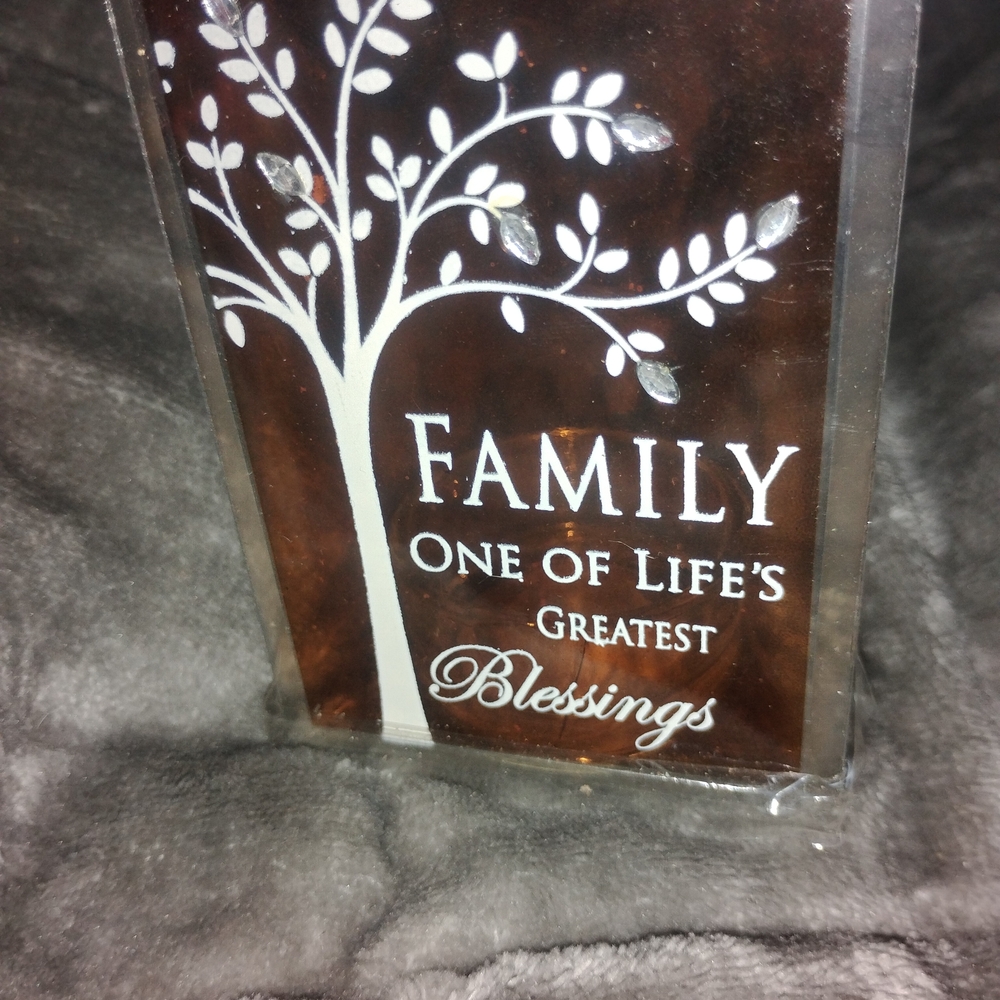 Family Tree Decorative Plaque - Brown